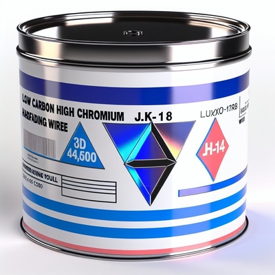 Low Carbon High Chromium JH-118 Flux Cored Hardfacing Welding Wire for surfacing welding of roll